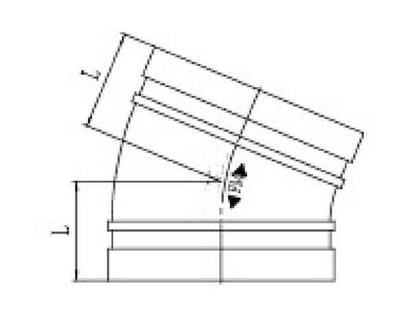 Grooved 22.5° Elbow