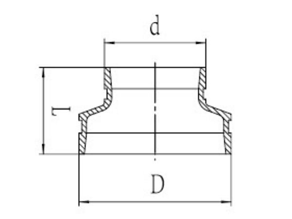 Grooved Concentric Reducer